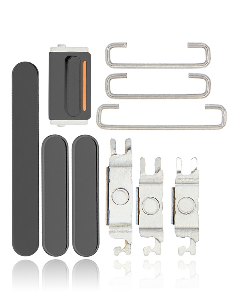 Hard Buttons (Power / Volume / Switch) Compatible For iPhone 13 Pro / 13 Pro Max (Graphite)