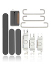 Hard Buttons (Power / Volume / Switch) Compatible For iPhone 13 Pro / 13 Pro Max (Graphite)
