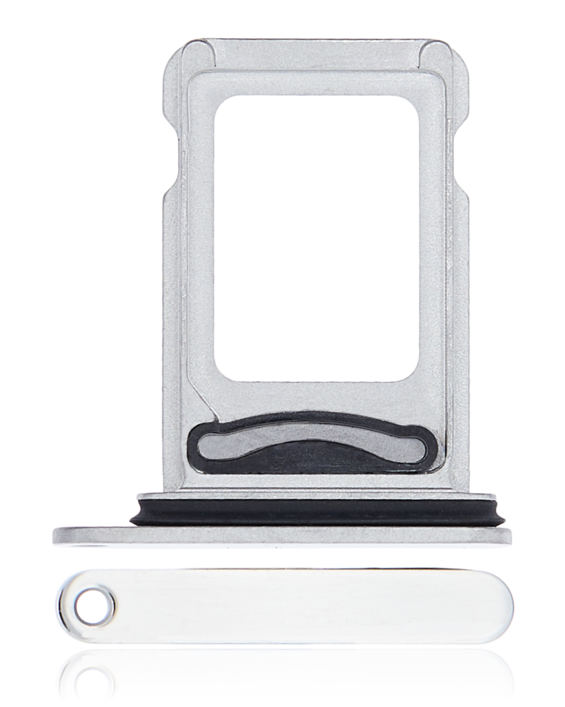 Dual Sim Card Tray Compatible For iPhone 13 Pro / 13 Pro Max (Silver)