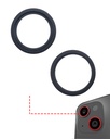 Back Camera Bezel Ring Only Compatible For iPhone 14 / 14 Plus (Midnight) (2 Piece Set)