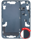 Mid-Frame Housing With Power And Volume Button Compatible For iPhone 14 (US Version) (Used OEM Pull: Grade B) (Midnight)