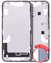 Mid-Frame Housing With Power And Volume Button Compatible For iPhone 14 (US Version) (Used OEM Pull: Grade A) (Purple)