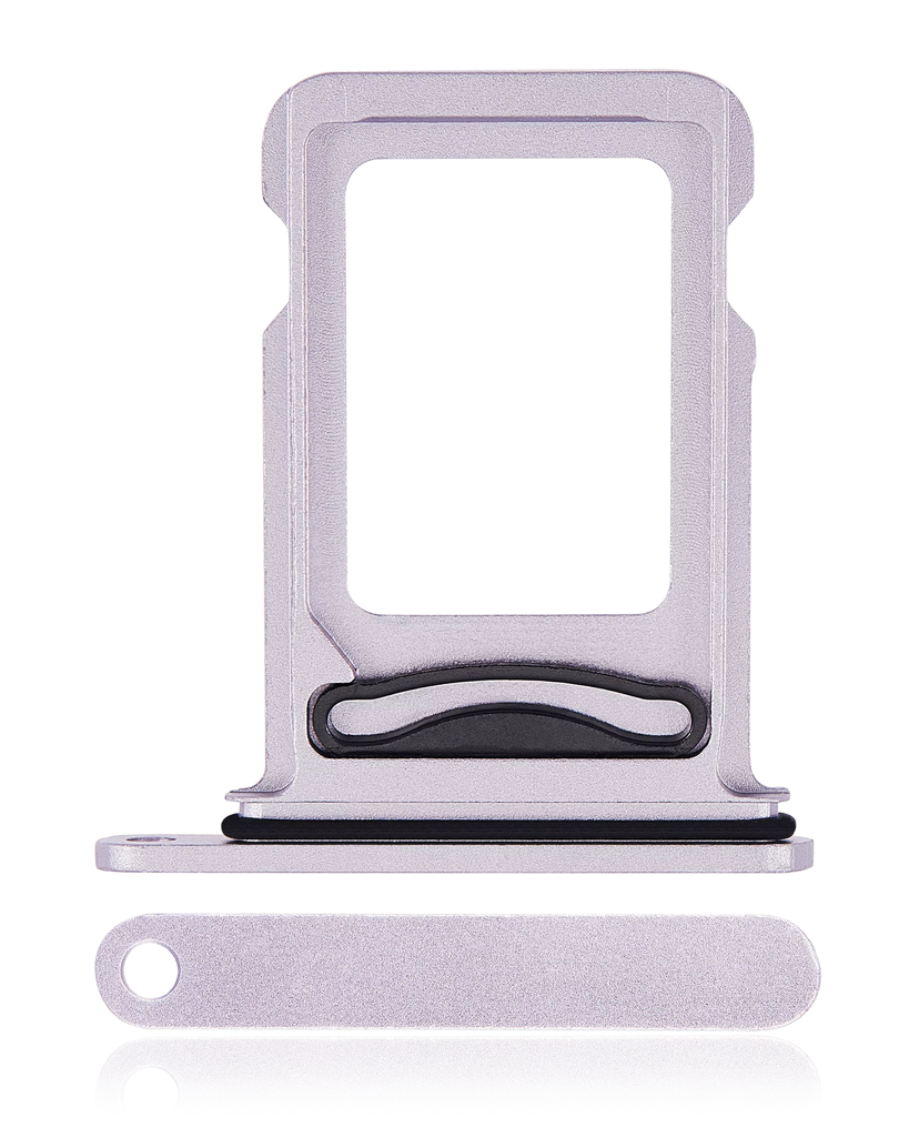Dual Sim Card Tray Compatible For iPhone 14 / 14 Plus (Purple)