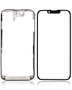 2 in 1 With Frame Included (Front Glass + OCA Pre-Installed) Compatible For iPhone 14 (OCA Master)