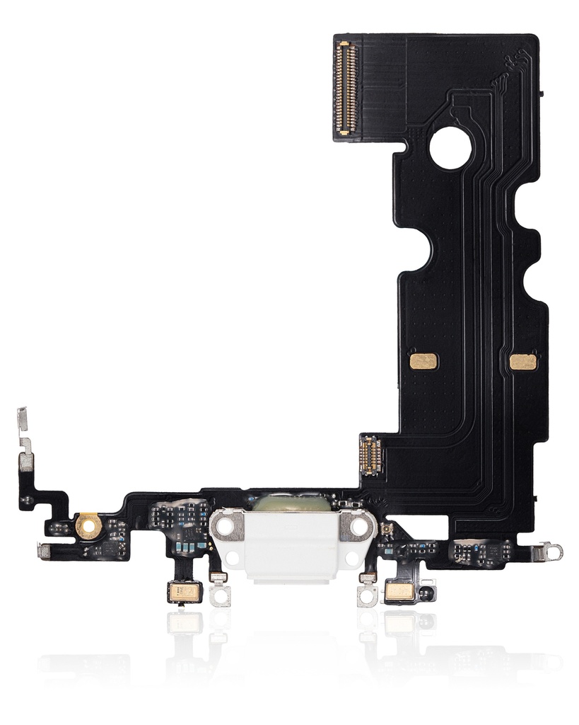 Charging Port Flex Cable Compatible For iPhone SE (2020) (Aftermarket Plus) (White)