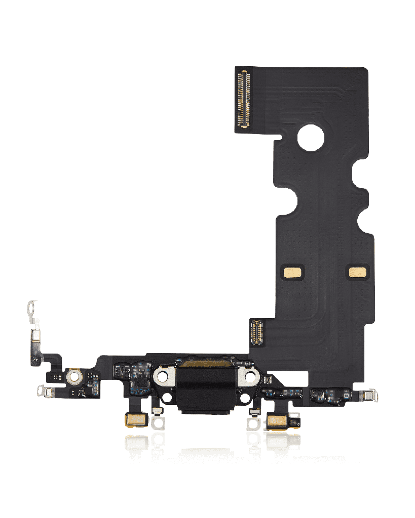 Charging Port Flex Cable Compatible For iPhone SE (2020) (Premium) (Black)