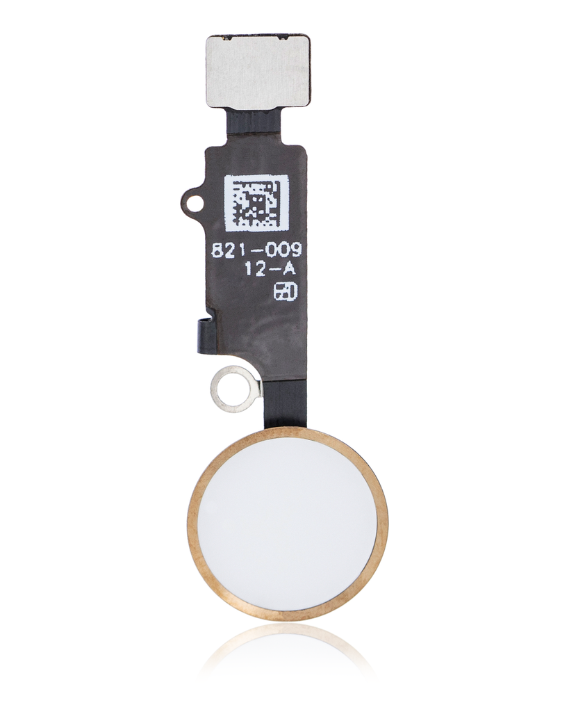 Home Button With Flex Compatible For iPhone 7 / 7 Plus / 8 / 8 Plus / SE (2020) / SE (2022) (Gold) (Warning: Compatible For Cosmetic Use Only)