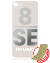 Back Glass With 3M Adhesive Compatible For iPhone 8 / SE (2020) (No Logo / Large Camera Hole) (Gold)
