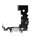 Charging Port Flex Cable Compatible For iPhone 8 (Premium) (Silver)