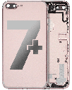 Back Housing W/ Small Components Pre-Installed Compatible For iPhone 7 Plus (Used OEM Pull: Grade A) (Rose Gold)