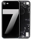 Back Housing Without Small Part for iPhone 7 (Jet Black)