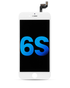LCD Assembly With Steel Plate Compatible For iPhone 6S (Aftermarket: AQ7) (White)