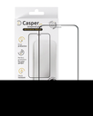 Casper Pro Silicone Tempered Glass Compatible For iPhone 15 Plus / 16 Plus (Retail Pack) (Clear)