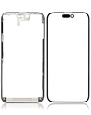 2 in 1 With Frame Included (Front Glass + OCA Pre-Installed) Compatible For iPhone 14 Pro Max (OCA Master)