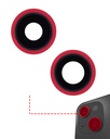 Back Camera Lens With Bracket &amp; Bezel Compatible For iPhone 13 / 13 Mini (Aftermarket Plus) (Red)