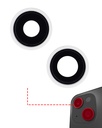 Back Camera Lens With Bracket &amp; Bezel Compatible For iPhone 13 / 13 Mini (Aftermarket Plus) (Starlight)