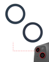 Back Camera Bezel Ring Only Compatible For iPhone 13 / 13 Mini (Midnight) (2 Piece Set)