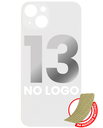 Back Glass With 3M Adhesive Compatible For iPhone 13 (No Logo / Large Camera Hole) (Starlight)