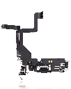 Charging Port Flex Cable Compatible For iPhone 14 Pro (Used OEM Pull) (Deep Purple)