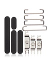 Hard Buttons (Power / Volume / Switch) Compatible For iPhone 15 Pro / 15 Pro Max (Black Titanium)