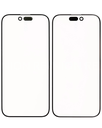 2 in 1 (Front Glass + OCA Pre-Installed) Compatible For iPhone 15 Pro (2 Pack) (OCA Master)