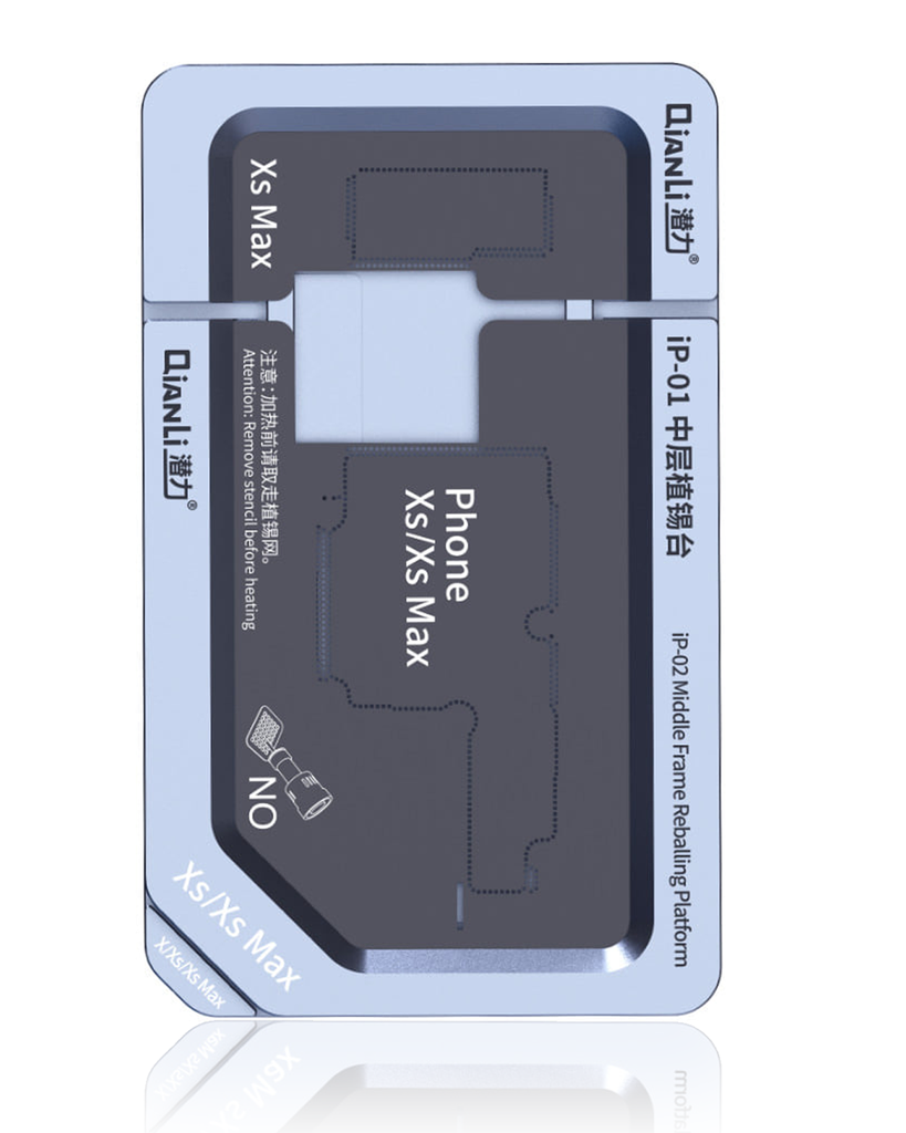 Metal Middle Frame Reballing Platform (IP-01) For iPhone X / XS / XS Max (Qianli)
