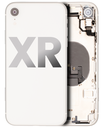 Back Housing W/ Small Components Pre-Installed Compatible For iPhone XR (Used OEM Pull: Grade A) (White)
