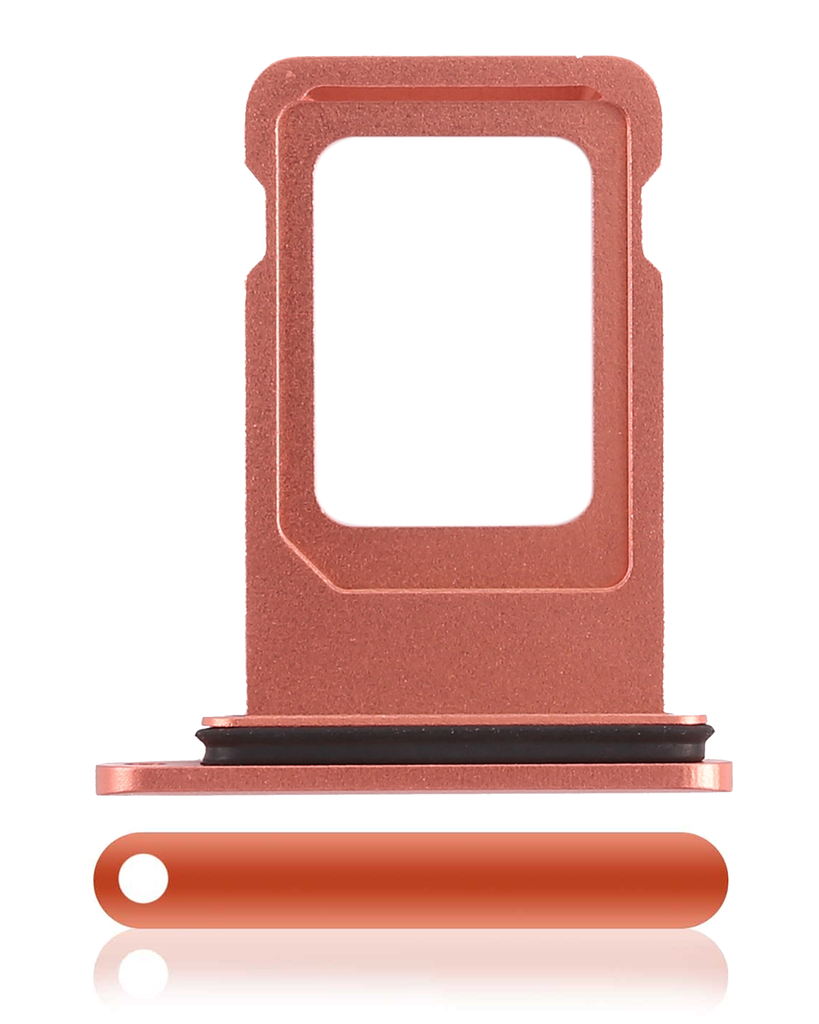 Dual Sim Card Tray Compatible For iPhone XR (Coral)