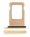 Dual Sim Card Tray Compatible For iPhone XR (Yellow)