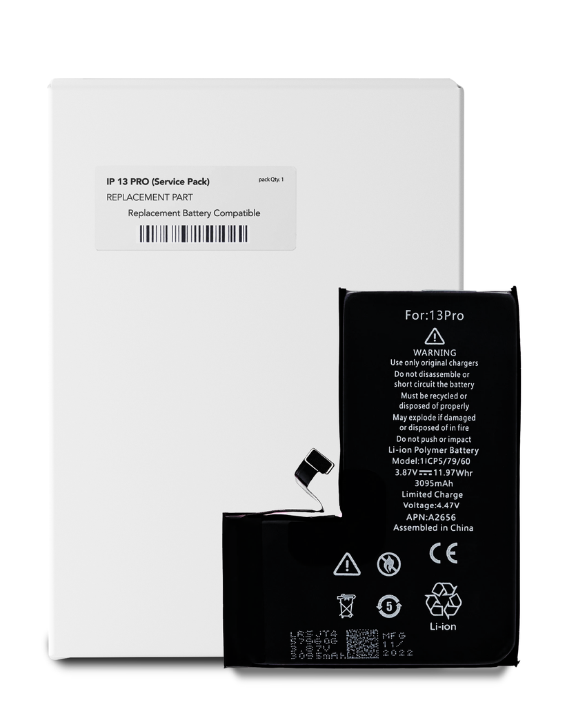 Replacement Battery Compatible For iPhone 13 Pro (Service Pack)