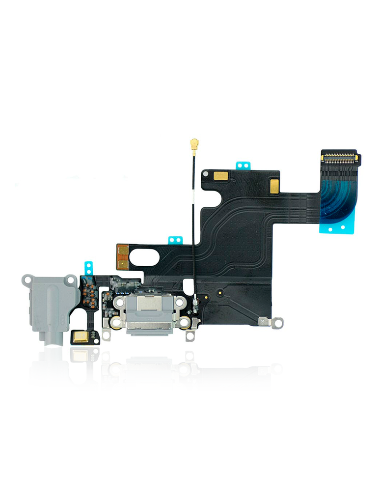 Charging Port Flex Cable Compatible For iPhone 6 (Used OEM Pull: Grade A) (Silver)