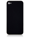 Back cover Glass Compatible For iPhone 4 GSM (Black)