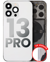 Back Housing W/ Small Components Pre-Installed Compatible For iPhone 13 Pro (US Version) (Used OEM Pull: Grade B) (Silver)