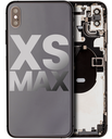 Back Housing W/ Small Components Pre-Installed Compatible For iPhone XS Max (Used OEM Pull: Grade B) (Space Gray)