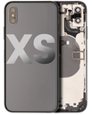 Back Housing W/ Small Components Pre-Installed Compatible For iPhone XS (Used OEM Pull: Grade C) (Space Gray)