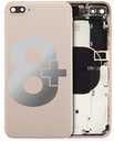 Back Housing W/ Small Components Pre-Installed Compatible For iPhone 8 Plus (Used OEM Pull: Grade B) (Gold)