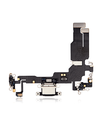Charging Port Flex Cable Compatible For iPhone 15 (Premium) (Black)