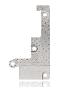 LCD / Battery Cable Holding Bracket Compatible For iPhone 8