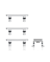 Hard Buttons (Power / Volume / Switch) Compatible For iPhone 8 (Silver)