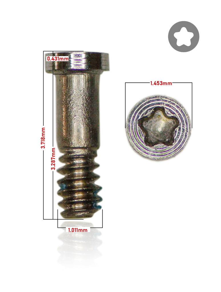 Bottom Screws Compatible For iPhone 6S / 6S Plus (Space Gray / Silver) (100 Pack)