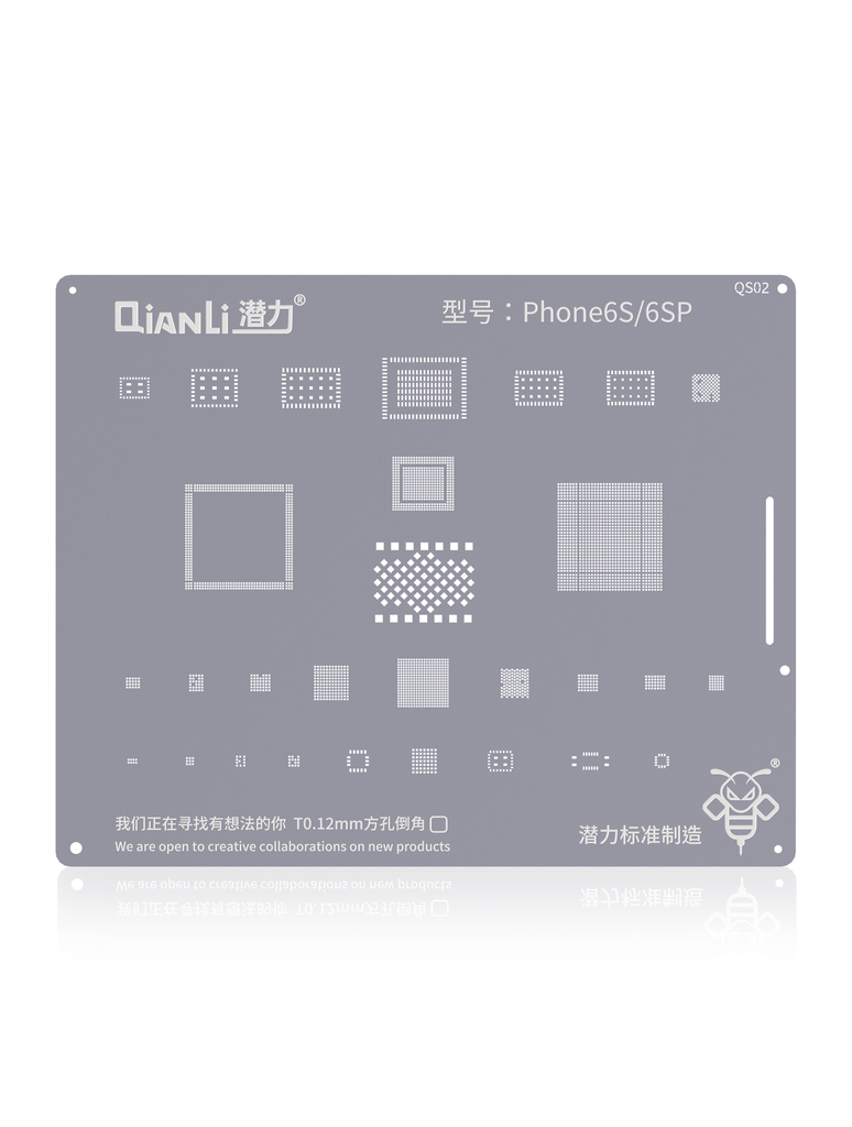 Bumblebee Stencil (QS02) For iPhone 6S / 6S Plus (Qianli)