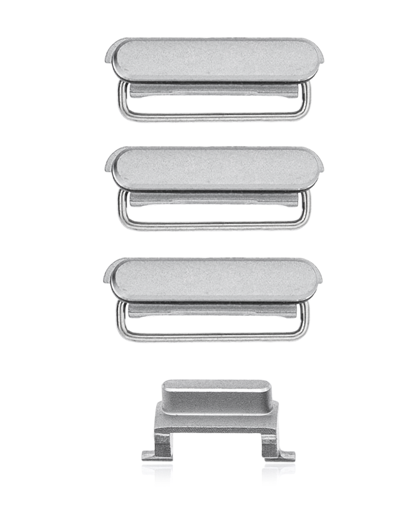 Hard Buttons (Power / Volume / Switch) Compatible For iPhone 6S (Silver)