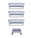 Hard Buttons (Power / Volume / Switch) Compatible For iPhone 6S (Space Gray)