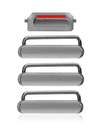 Hard Buttons (Power / Volume / Switch) Compatible For iPhone 6 / 6 Plus (Space Gray)