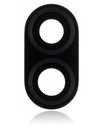 Back Camera Lens (Glass Only) With Adhesive Compatible For Motorola Moto E (XT2052/2020) (Black) (2 Piece Set)