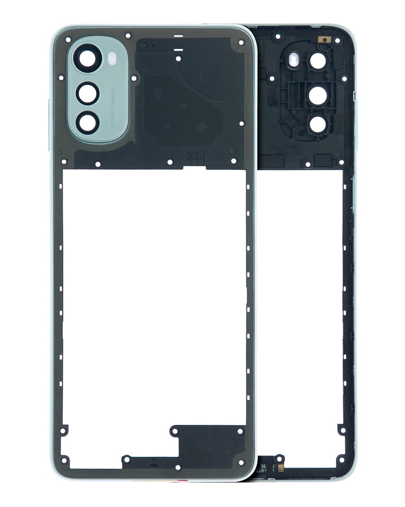 LCD Frame Compatible For Motorola Moto E32 (2022) (Pearl Blue)