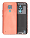 Back cover Glass Compatible For Motorola Moto E7 (XT2095/2020) (Satin Coral)