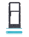 Dual Sim Card Tray Compatible For Motorola Moto E7 (XT2095/2020) (Aqua Blue)