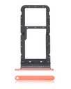 Dual Sim Card Tray Compatible For Motorola Moto E7 (XT2095/2020) (Red)