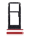 Single Sim Card Tray Compatible For Motorola Moto E7 (XT2095/2020) (Red)